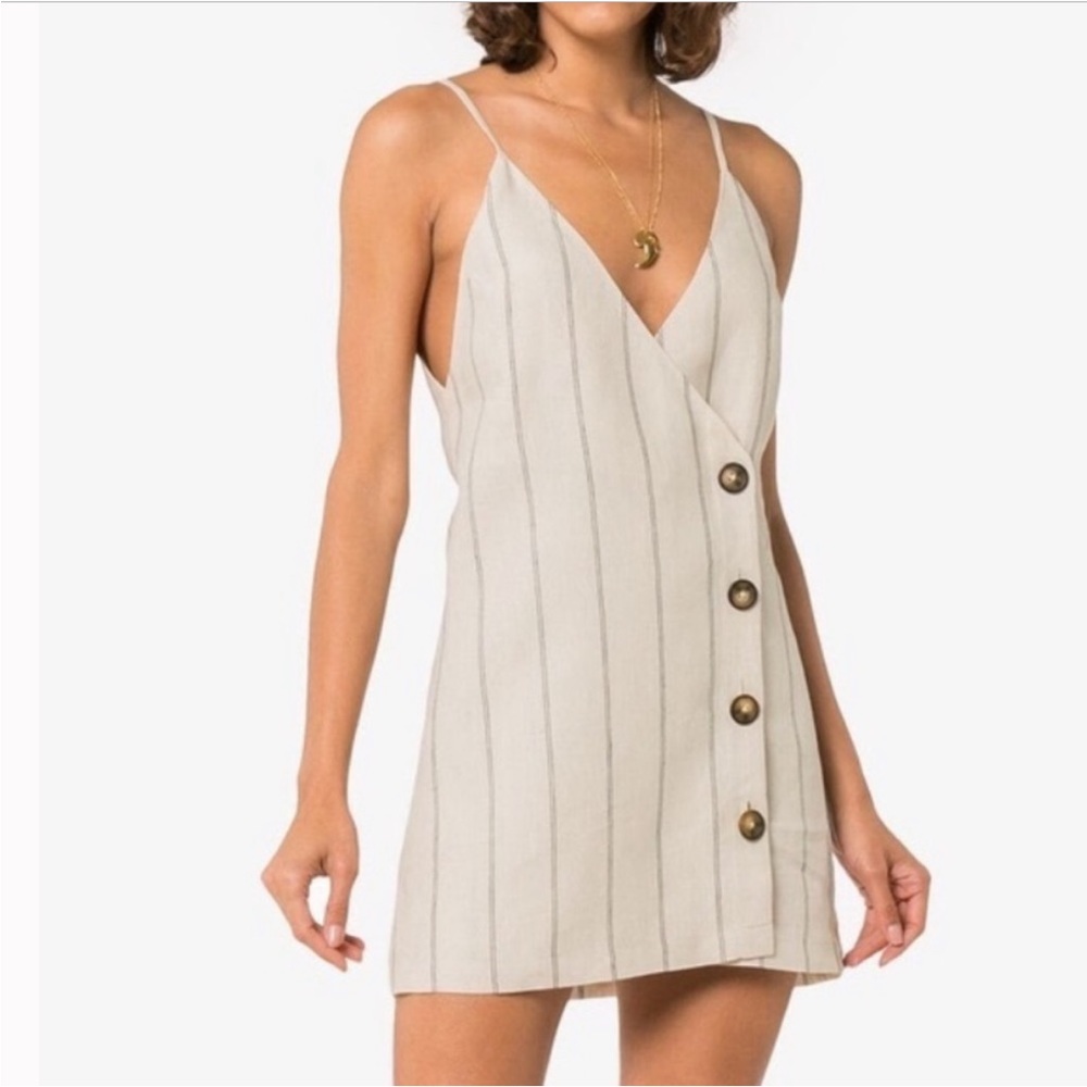 Reformation Linen Cayman Dress